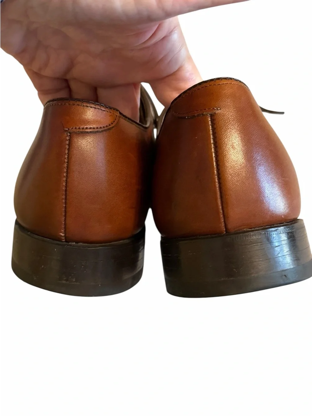 Johnston & Murphy Limited USA Made Cap Toe Oxford Dress Shoes 8D Goodyear Welt